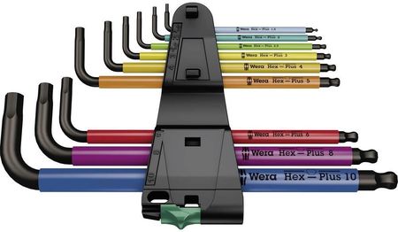Wera 950 Spkl/9 Sm N Multicolour Sb Zestaw 9 Różnokolorowych kluczy Imbusowych 5073593001 - zdjęcie 2