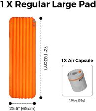 Zdjęcie Flextail Podkład na materac Tiny R05 AVS R Value 5.6 196 cm 6975755966656 - Piechowice
