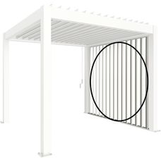 Zdjęcie Biohort Panel Boczny Listwowy Biały 3m 9003414946842 - Kietrz