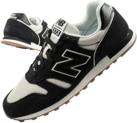 New Balance 373 buty sportowe męskie sneakersy modne czarne skórzane