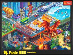 Zdjęcie Trefl Pap Puzzle 1000 Miasto Pixel 10986 - Pińczów