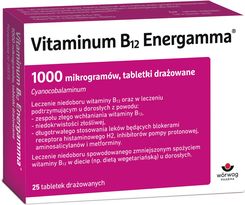 Zdjęcie Vitaminum B12 Energamma, 25 tab. - Jedwabne