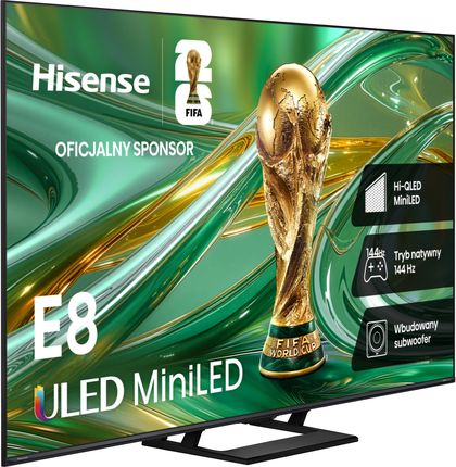 Telewizor QD-Mini LED Hisense 85E8S 85 cali 4K UHD - zdjęcie 5