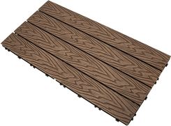 Zdjęcie 4Iqgroup Podest kompozytowy ciemny brąz - 30 × 60 cm - Chojnów