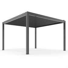 Zdjęcie Pergola LUXE LED z dachem elektrycznym antracyt - 4 x 4 m - Chęciny