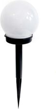 Zdjęcie 4iQ Lampa solarna LED ZENIT śr. 10 cm czarna - Ostrołęka