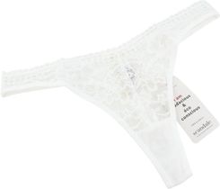 Zdjęcie Scandale Le String Sensual - damskie stringi z koronką, niski stan, białe. - Zbąszynek