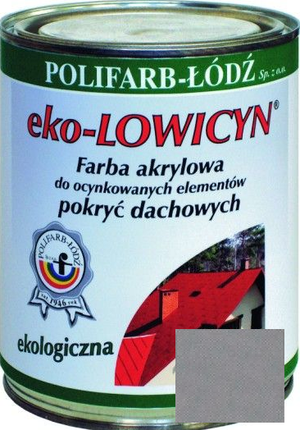 Polifarb Łódź Eko-Lowicyn Szara Jasna 10l 7046