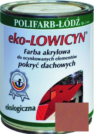 Polifarb Łódź Eko-Lowicyn Ceglasta 10l 8004