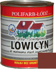 Zdjęcie Polifarb Łódź Lowicyn Czerwony Tlenkowy Mat 10l - Mielec