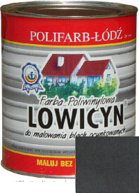 Polifarb Łódź Lowicyn Grafitowy Mat 10l