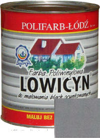 Polifarb Łódź Lowicyn Szary Jasny Mat 10l 7046