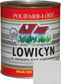 Polifarb Łódź Lowicyn Popielaty Jasny Mat 5L 7035