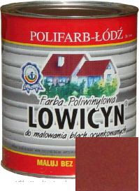 Polifarb Łódź Lowicyn Mahoń Mat 5L