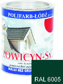 Polifarb Łódź Lowicyn-SX Połysk Zielona Ciemna 5L 6005