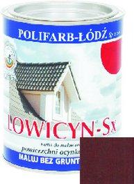 Polifarb Łódź Lowicyn-SX Połysk Czerwona Winna 5L 3005