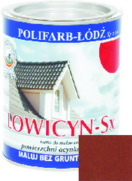Polifarb Łódź Lowicyn-SX Połysk Mahoń 10l