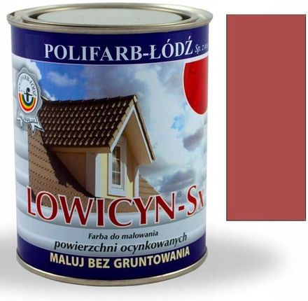 Polifarb Łódź Lowicyn-SX Połysk0 Czerwony Tlenkowy 10l 3009