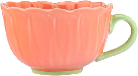 ALTOM Kwiat Filiżanka do herbaty ceramiczna 350 ml Koralowa