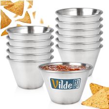 Zdjęcie Vilde miseczka dipówka 7 cm srebrna 100 ml metal (5900670108196) - Luboń