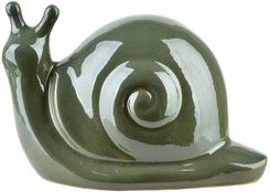 Mave Zielony Ślimak figurka ceramiczna 19x11x11 cm (003CAJ)