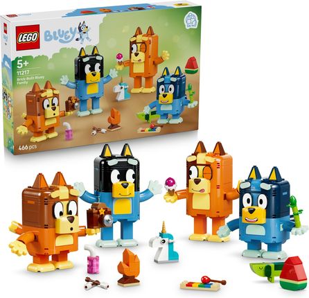 LEGO Bluey 11217 Rodzina Blue z klocków
