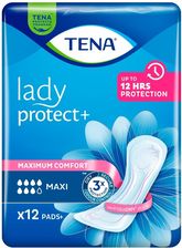 Zdjęcie TENA Lady Protect+ Maxi Pieluchy anatomiczne 12szt - Pisz