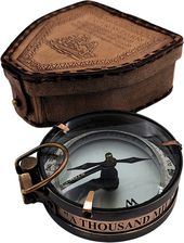 Zdjęcie Kompas Magnetyczny - Map Reader W Skórzanym Etui – Retro Gadżet Nc2929 - Wrocław