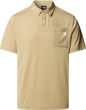 Koszulka polo męska The North Face NEW TANKEN beżowa NF0A8CRULK5