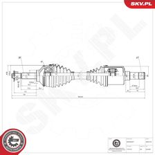 Zdjęcie Skv Półoś Napędowa 40131 - Otwock