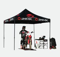 Zdjęcie 24Mx Namiot Serwisowy Paddock Easy-Up 3x3m Ze Ścianami Czarny - Stęszew