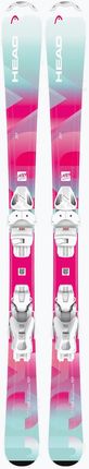 Head Narty Zjazdowe Dziecięce Joy Easy Jrs + Wiązania 7.5 Gw Ca Mint/Pink