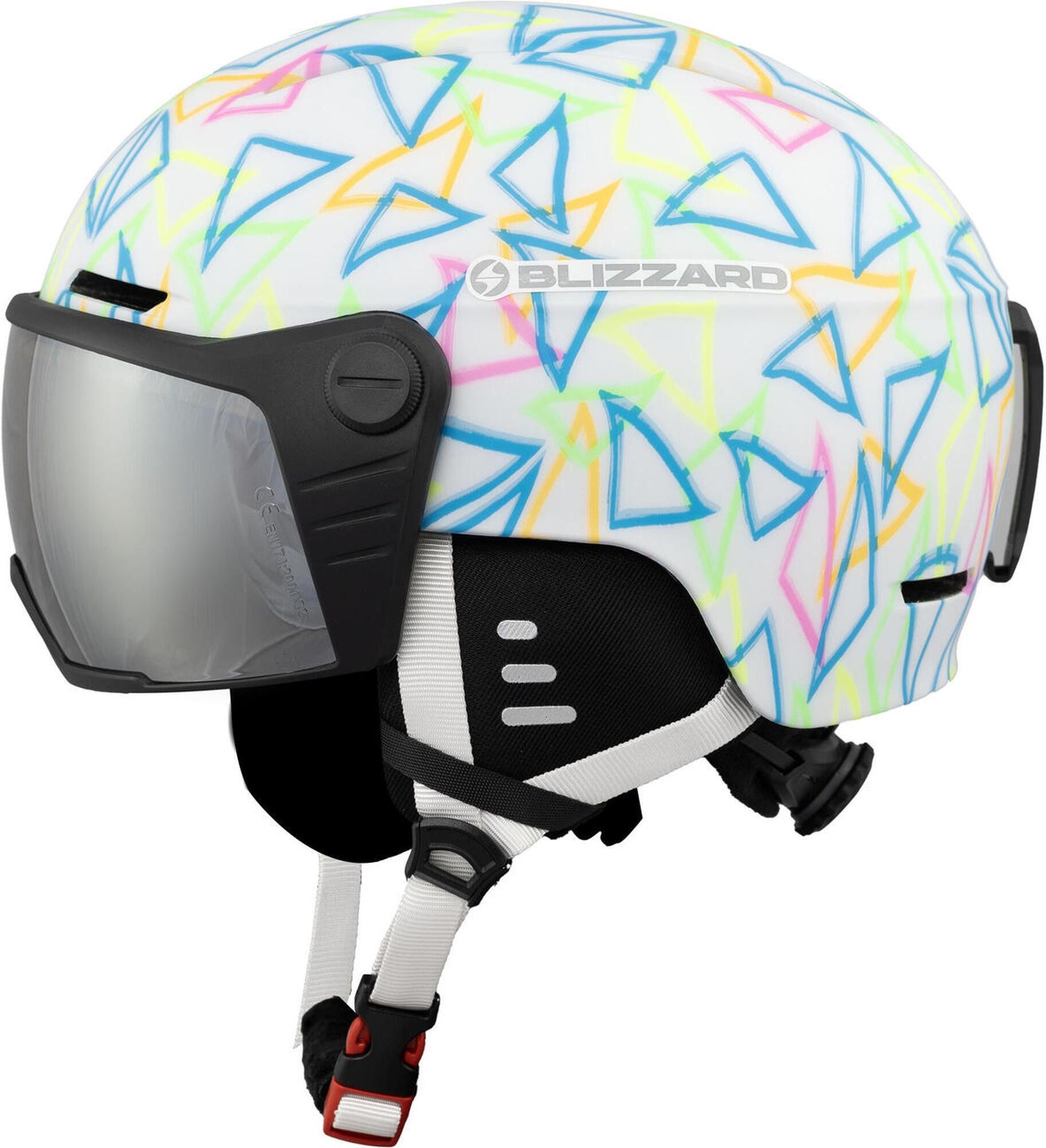 Zdjęcie Blizzard Juniorski Flash Visor Junior White/Multicolor - Dobra