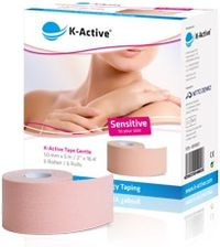 Bande Kinésiologique K-Active Noire 5cm X 5m - Respirante, élastique, Pour Sport Et Récupération - 4