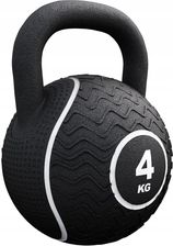 Zdjęcie Gorilla Sports Kettlebell Gumowany Czarny 4kg - Mrocza