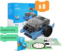 Zdjęcie Zestaw 8 Robotów Mbot2 + Mata M1 M2 Scenariusze - Nowy Dwór Mazowiecki