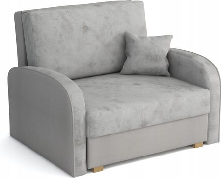 Sofa tapczanik Solo Meble Viga I Soft do spania z pojemnikiem na pościel luźne poduszki podłokietniki 196x103 cm ISOFT