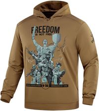 Zdjęcie M-Tac - Bluza z kapturem Freedom - Bawełna - Coyote - 8421 - Mosina