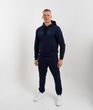 Dres męski granatowy gładki QMPEL KRUK's different – premium komplet bawełniany | Kolekcja dresów męskich streetwear