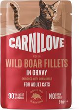 Zdjęcie Carnilove Cat Pouch Gravy Wild Boar 85g - Bielsko-Biała