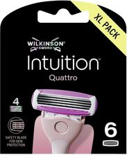 Zdjęcie Wilkinson Intuition Quattro Wkład Z 4 Ostrzami 6szt. - Toruń