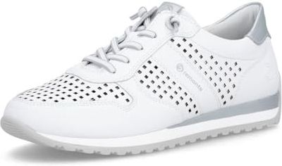 Rieker D3h04 Damskie niskie sneakersy białe, 42 EU