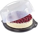 Xavax Pudełko do transportu ciasta tworzywo sztuczne Przezroczysty Czarny ø 31.5 cm 4047443186188 00111514