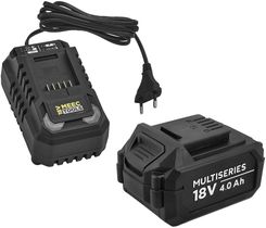 Zdjęcie Akumulator I Ładowarka Meec Tools Multiseries 18V 4,0 Ah 2,4 A (7330571603922) - Pilawa