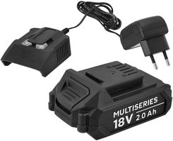 Zdjęcie Akumulator i Ładowarka Meec Tools Multiseries 18V 2.0 Ah 0.5 A (7330571603601) - Bieruń