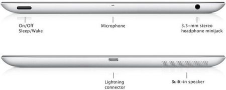 iPad　4　Retina 32G Tablet Apple iPad 4 Retina 32Gb Wifi 4G Czarny (MD523FD/A