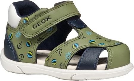 Geox Chłopiec B Sandały Zapito Boy, Pistachio Navy, 26 EU