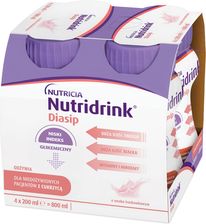 Zdjęcie Nutridrink Diasip o smaku truskawkowym 4x200ml - Nowy Staw