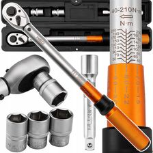 Zdjęcie Neo Tools Klucz Dynamometryczny 40-210Nm 3 Nasadki 17, 19, 21 Mm 3% - Pieniężno
