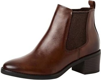 Marco Tozzi Damskie buty Chelsea 2-25331-45, modne kozaki, kasztan, 37 EU, chestnut, 37 EU